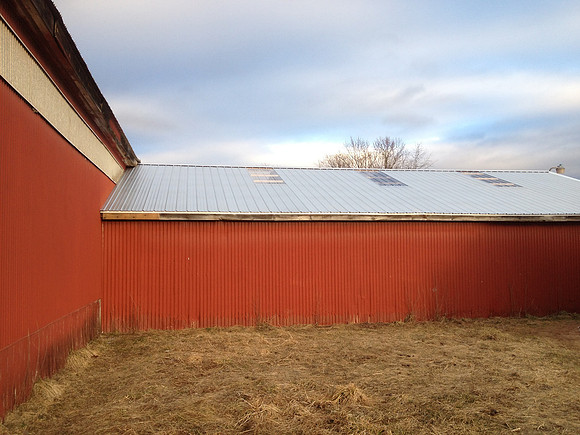 (south) back wing - hay storage area