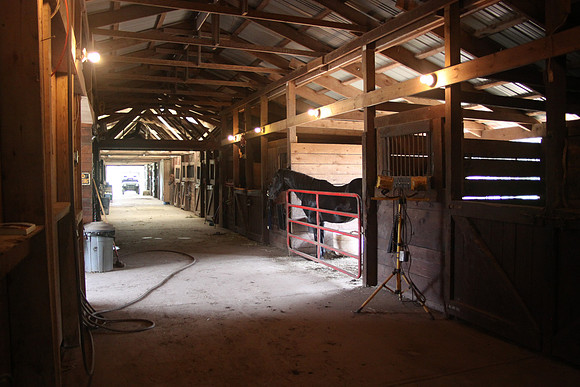 main wing from indoor looking back to the office (east)